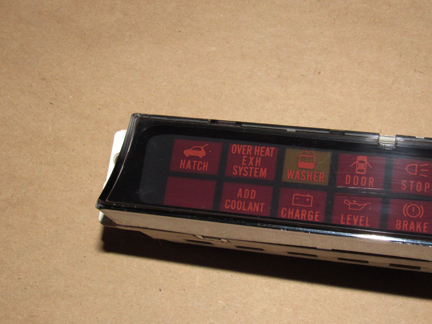 86 87 Mazda RX7 OEM Dash Clock Warning Cluster Light Unit