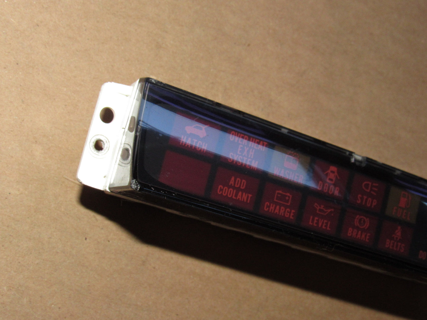 86 87 Mazda RX7 OEM Dash Clock Warning Cluster Light Unit