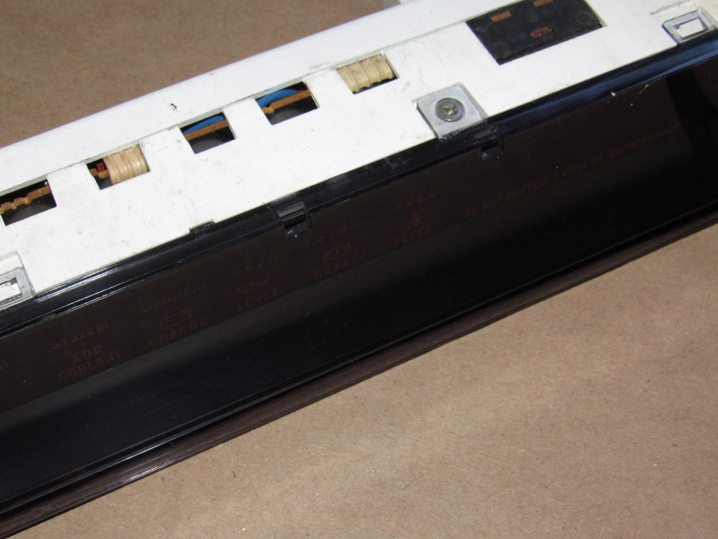 86 87 Mazda RX7 OEM Dash Clock Warning Cluster Light Unit