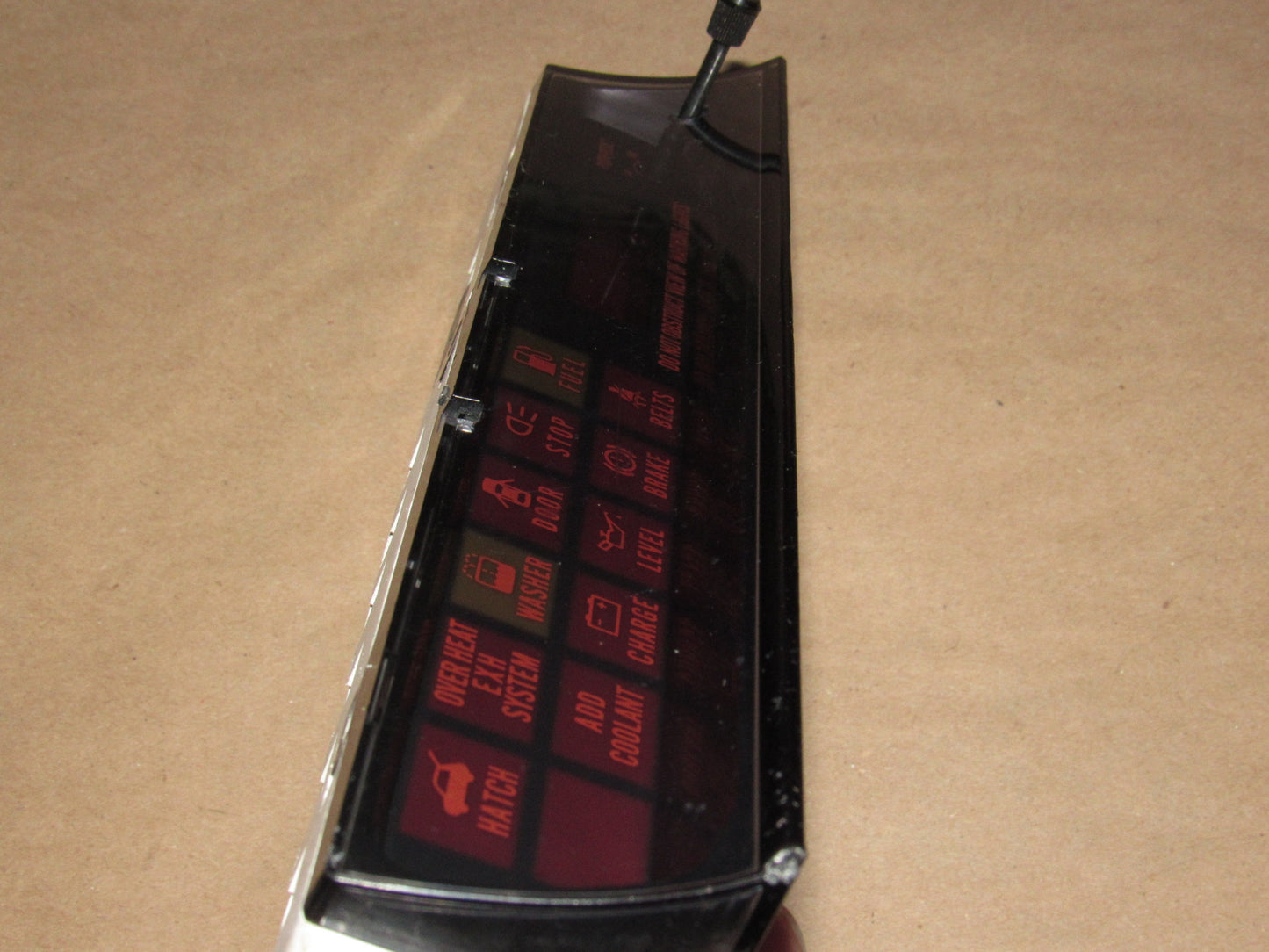 86 87 Mazda RX7 OEM Dash Clock Warning Cluster Light Unit