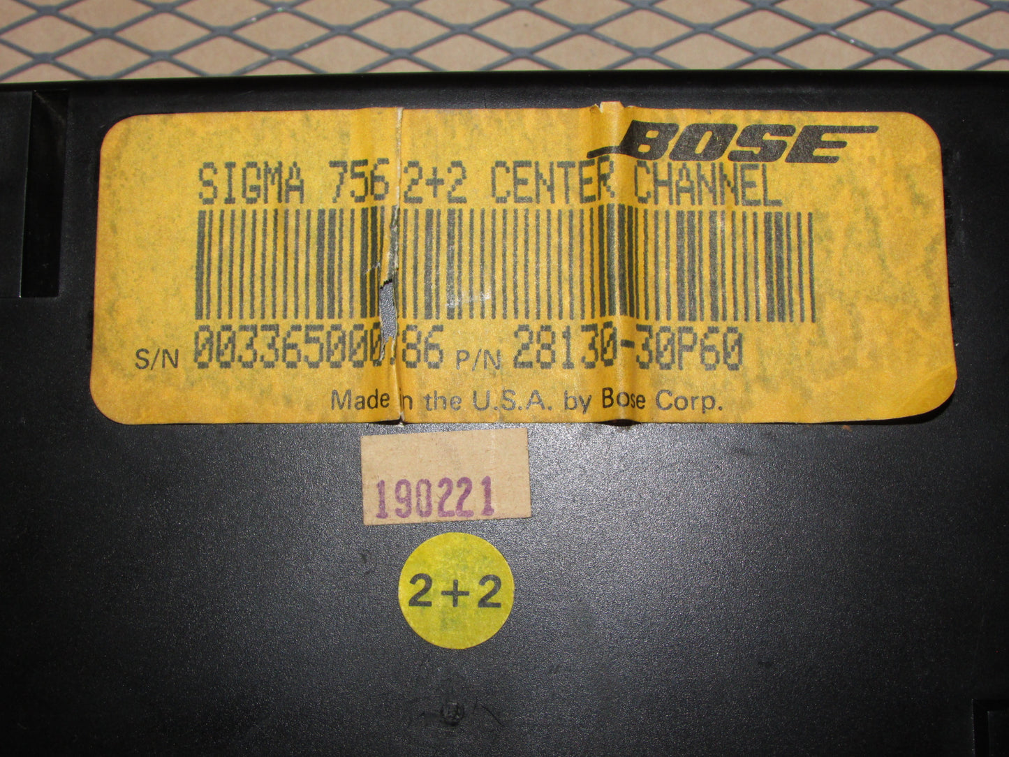 90 91 Nissan 300zx OEM Dash Bose Center Channel Speaker