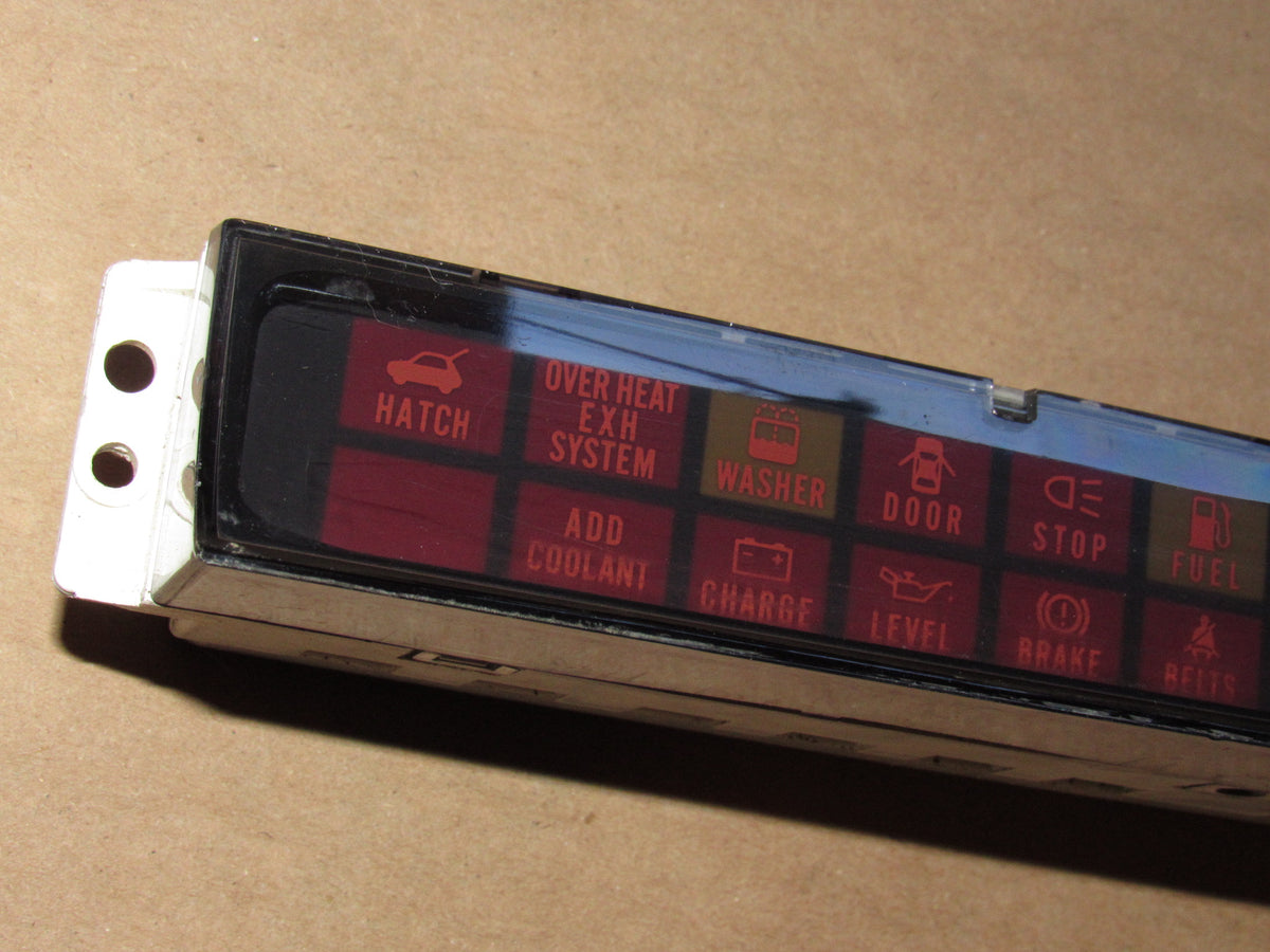 86 87 Mazda RX7 OEM Dash Clock Warning Cluster Light Unit