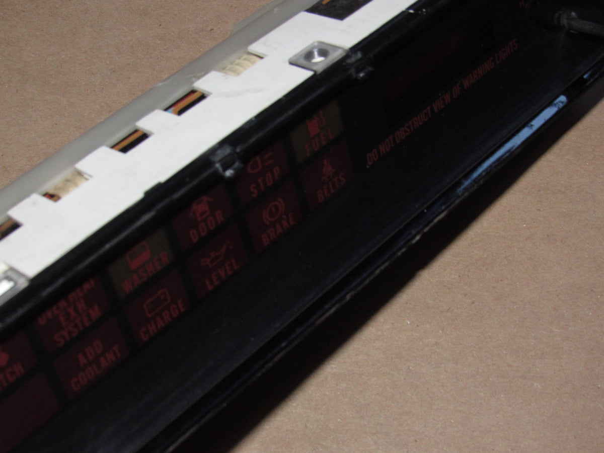 86 87 Mazda RX7 OEM Dash Clock Warning Cluster Light Unit
