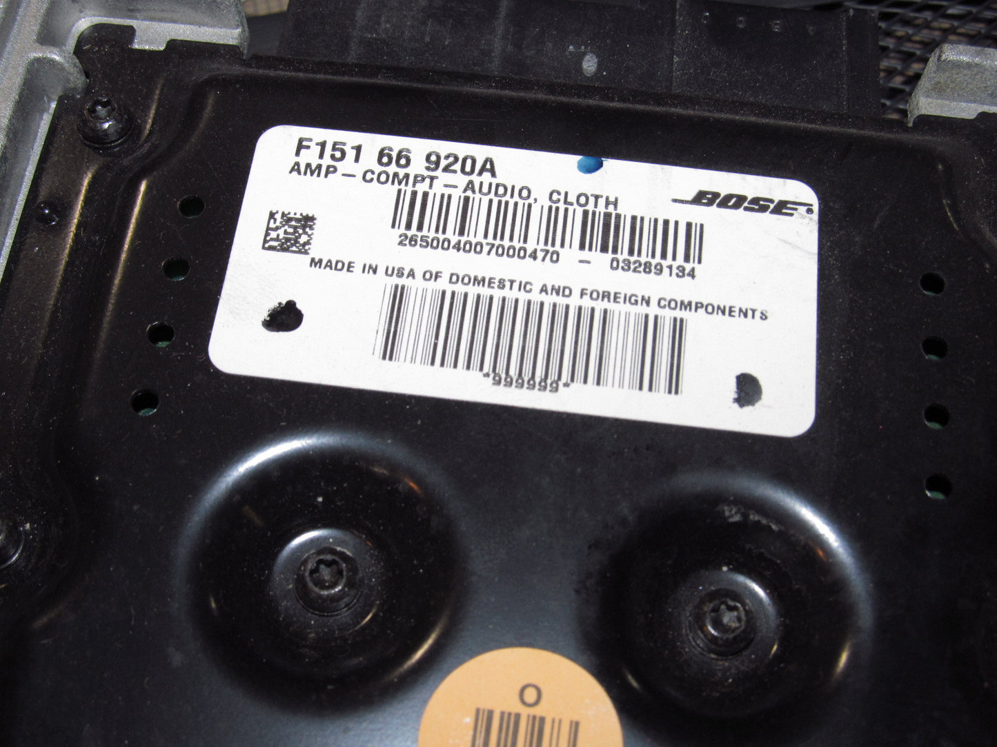 04 05 06 07 08 Mazda RX8 OEM Rear Bose Speaker Amp