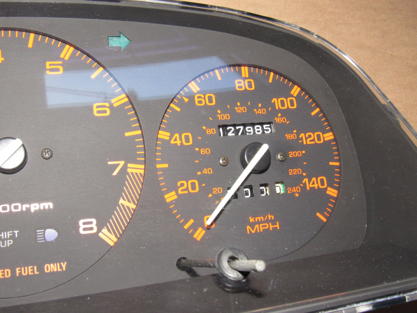 86 87 88 Mazda RX7 Non Turbo OEM Speedometer Instrument Cluster