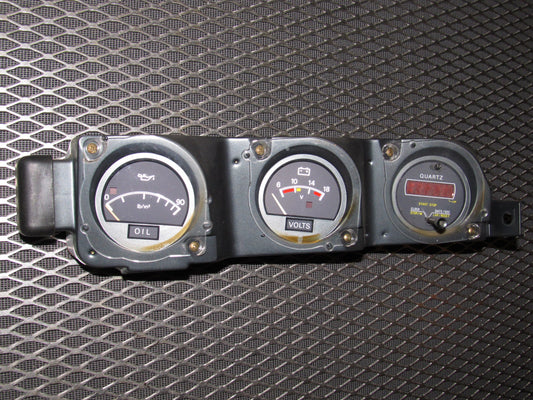 81 82 83 Datsun 280zx OEM Dash Gauge Oil Clock & Voltage Meter