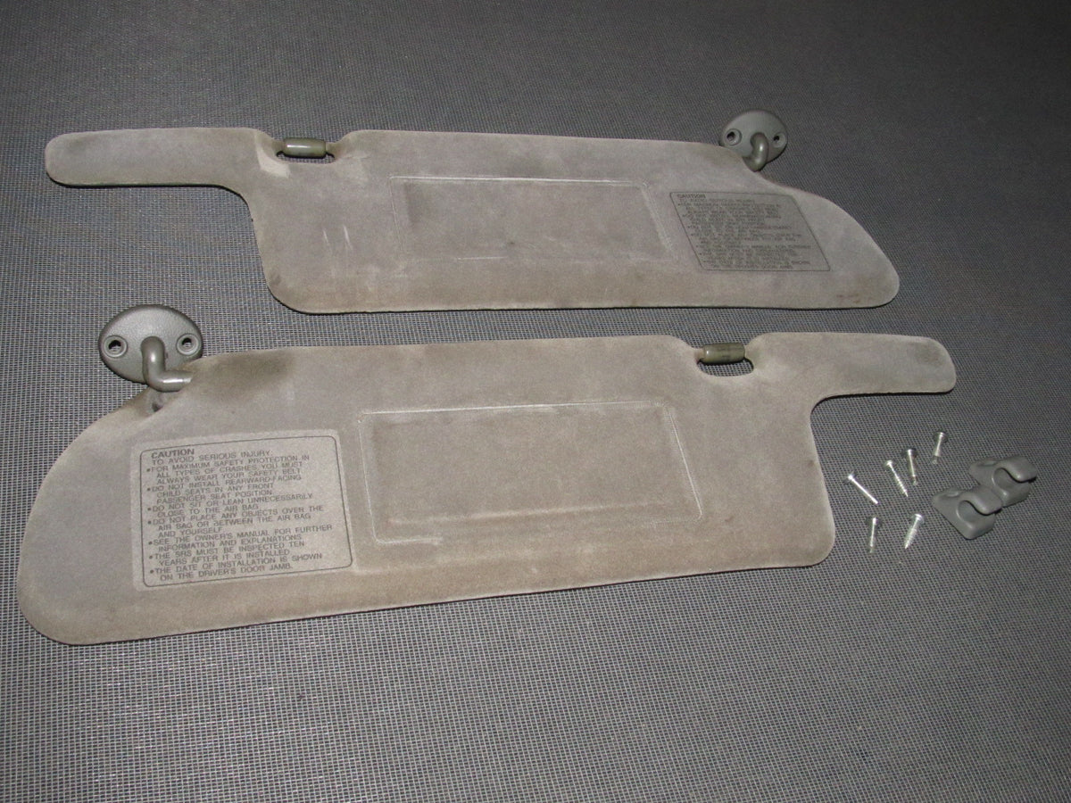 92 93 94 95 96 Honda Prelude OEM Sun Visor Set