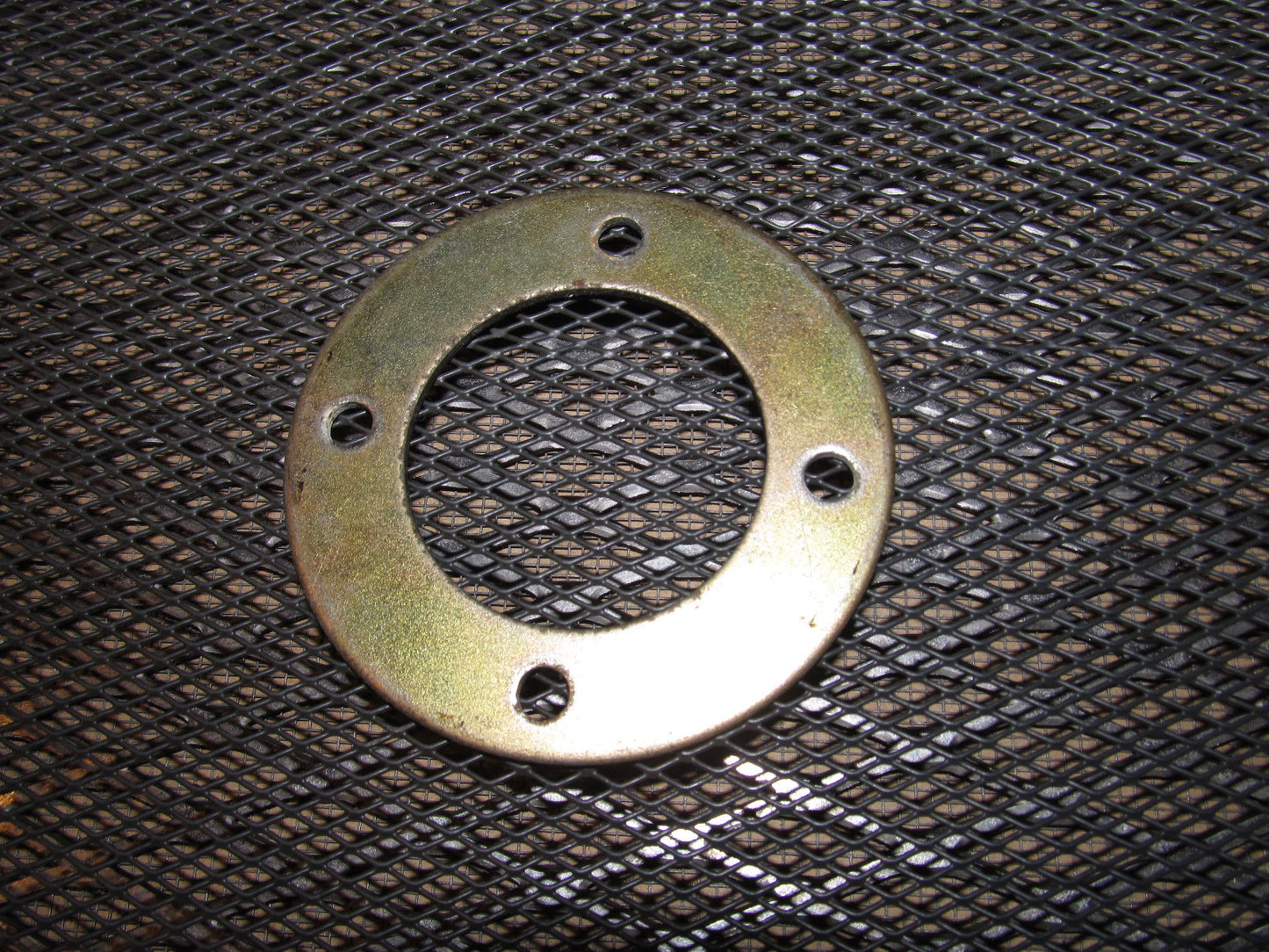 84 85 Mazda RX7 OEM 12A Eccentric Shaft & Pulley Mounting Plate