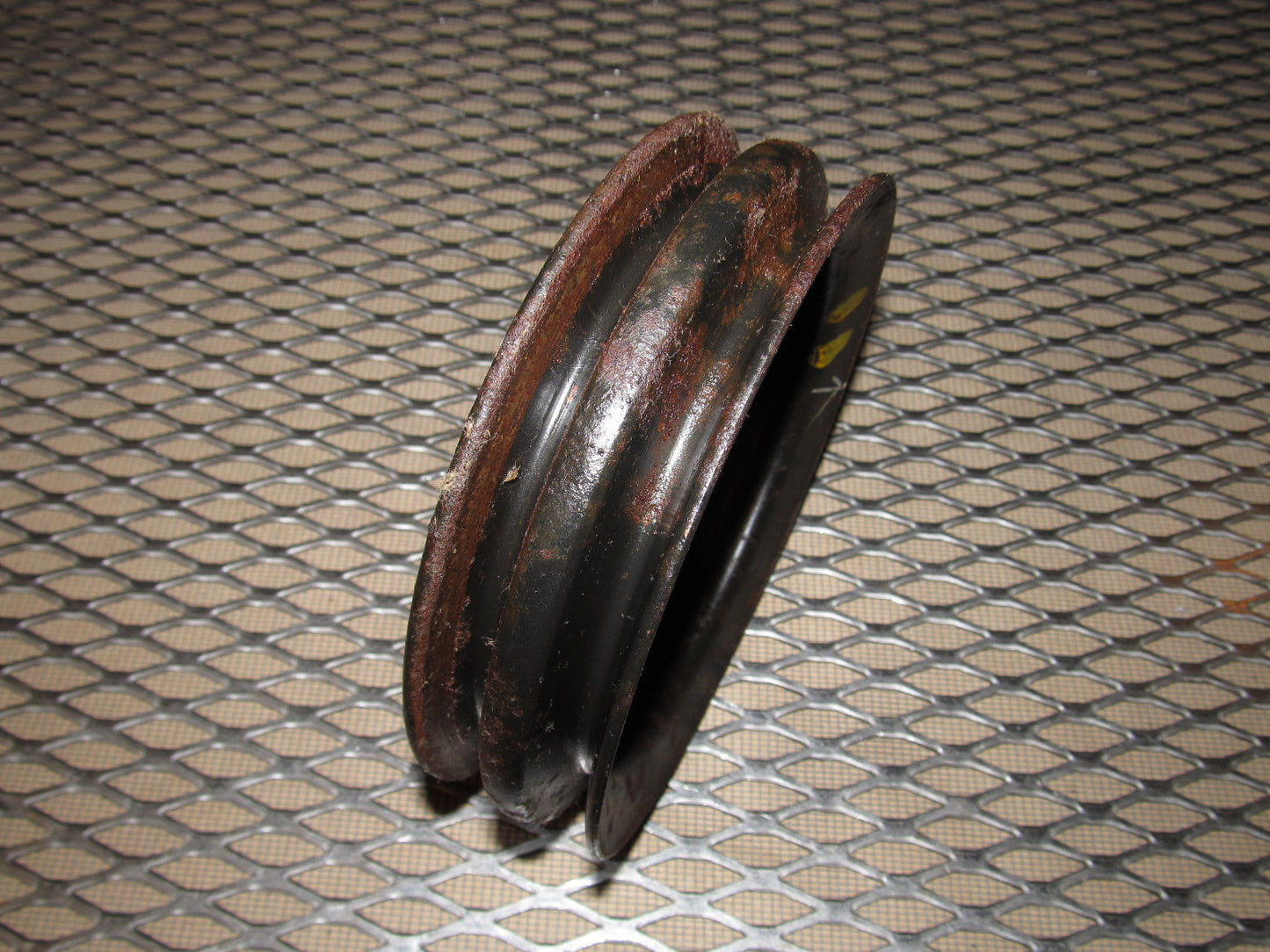 84 85 Mazda RX7 OEM 12A Eccentric Shaft & A/C Pulley