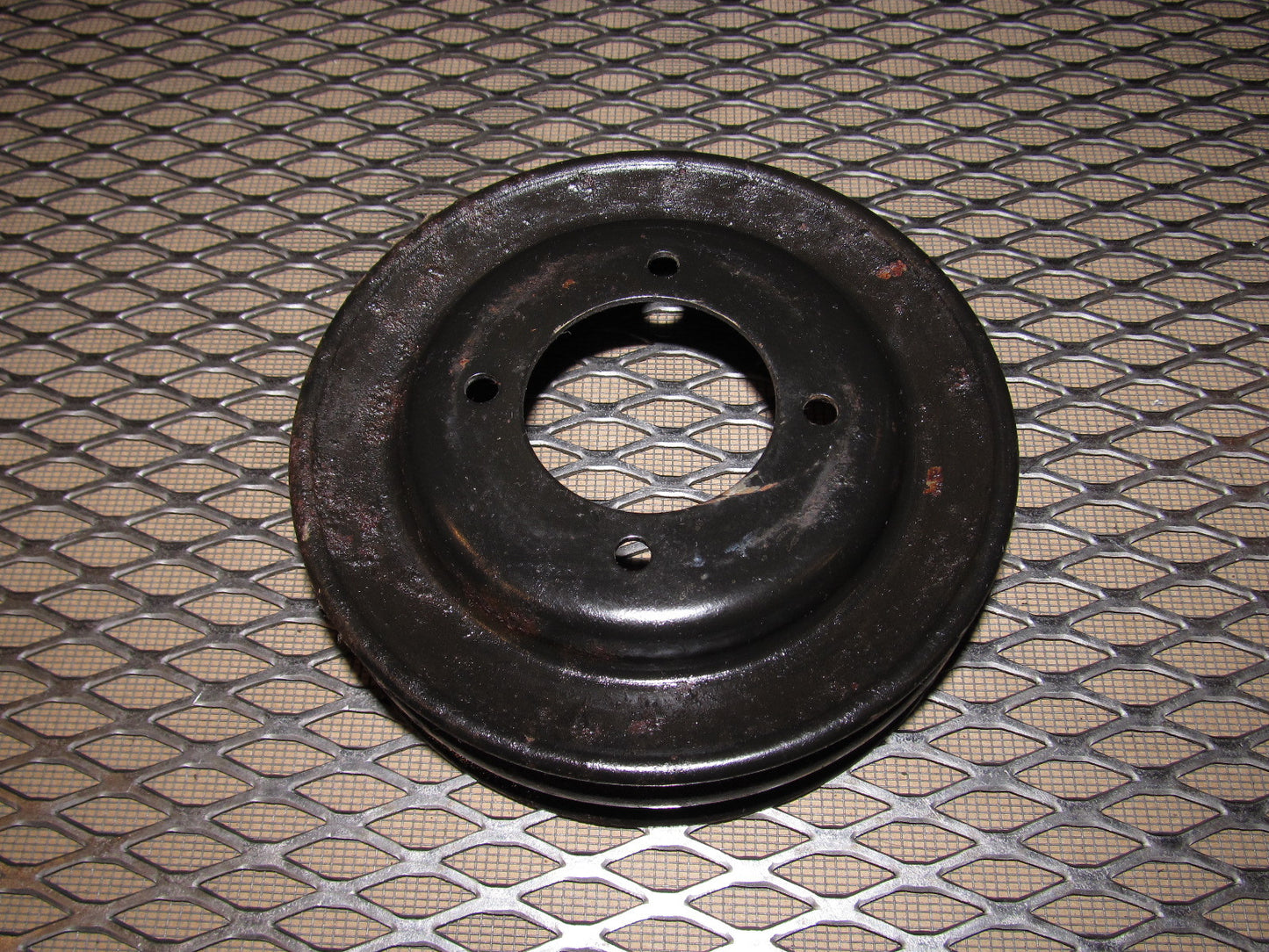 84 85 Mazda RX7 OEM 12A Eccentric Shaft & A/C Pulley