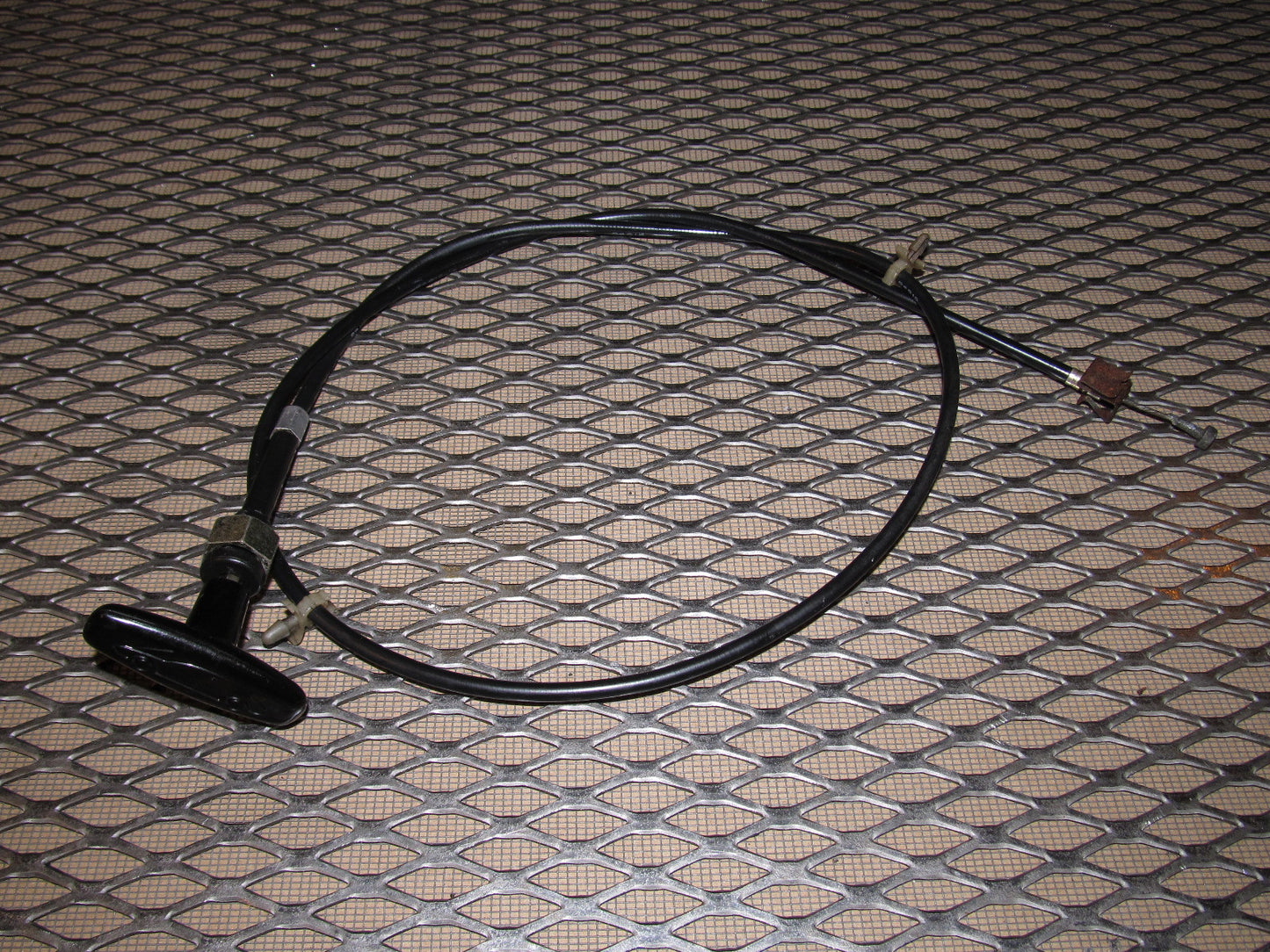 84 85 Mazda RX7 OEM Hood Release Switch & Cable