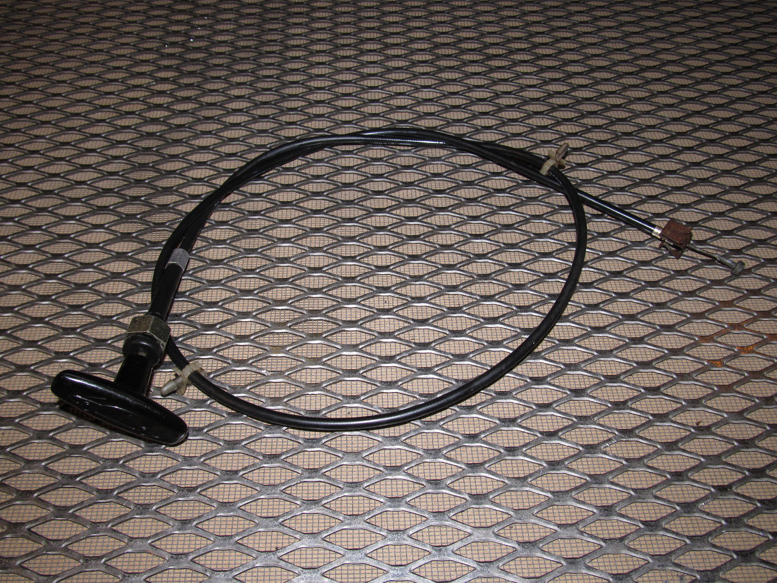 84 85 Mazda RX7 OEM Hood Release Switch & Cable