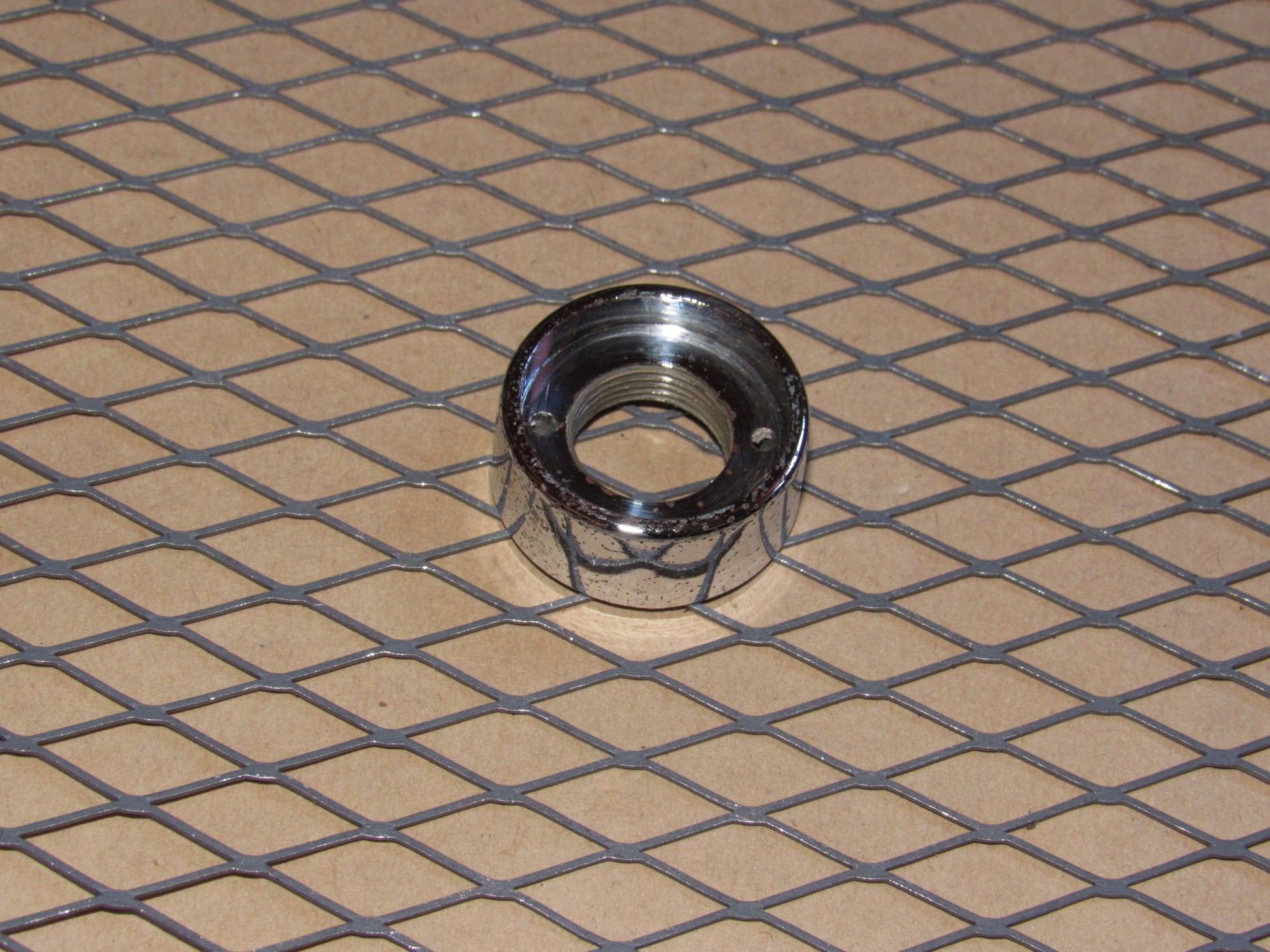 79 80 81 82 83 Datsun 280zx OEM Power Mirror Switch Chrome Lock Ring