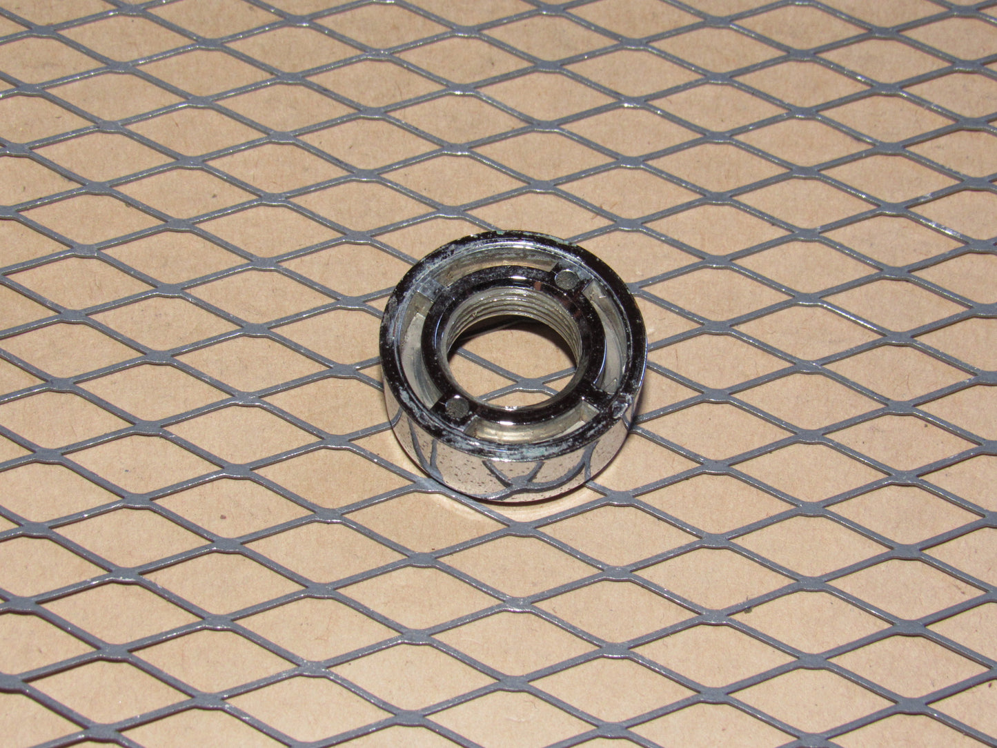 79 80 81 82 83 Datsun 280zx OEM Power Mirror Switch Chrome Lock Ring