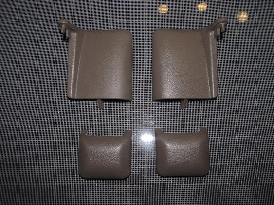 94-01 Acura Integra OEM Brown Seat Bolt Filler Cap Cover - Front Set