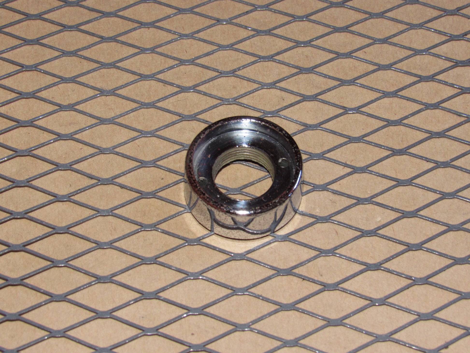 79 80 81 82 83 Datsun 280zx OEM Power Mirror Switch Chrome Lock Ring