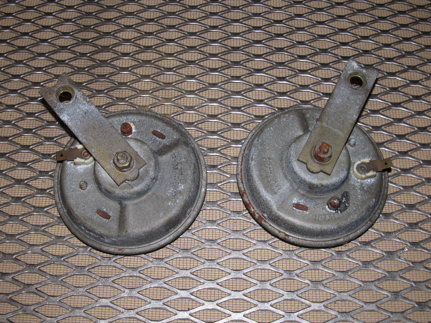 84 85 Mazda RX7 OEM Engine Horn - Set