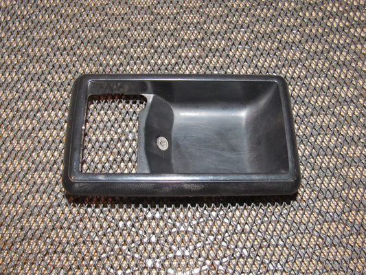 85 86 Toyota MR2 OEM Interior Door Handle Bezel Trim - Left