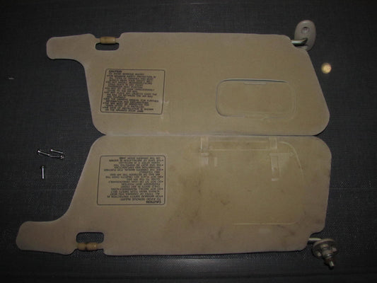 94-01 Acura Integra OEM Tan Sun Visor - 2 pieces