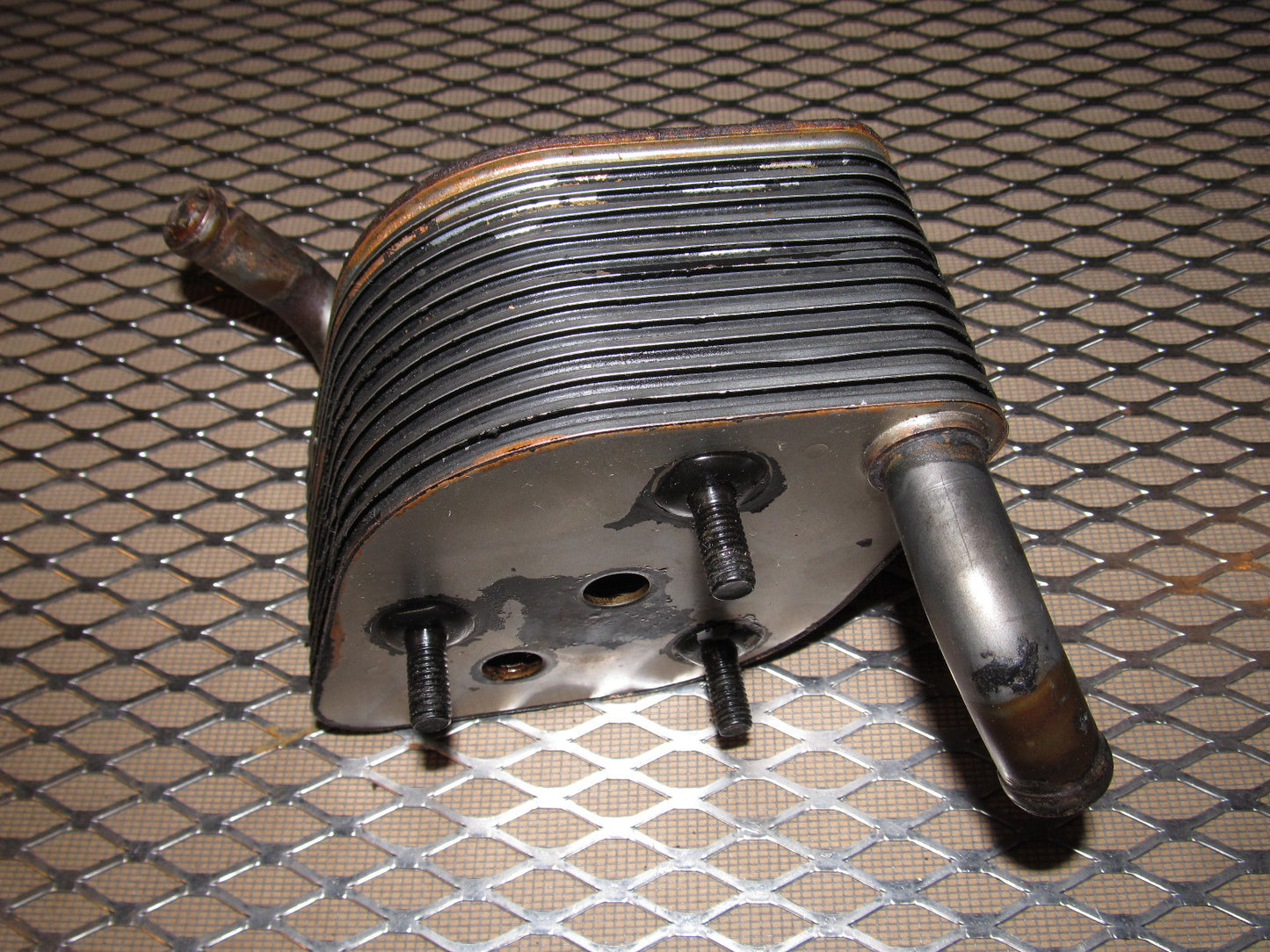 84 85 Mazda RX7 OEM 12A Engine Oil Filter Block Adapter