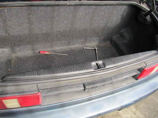 91 92 93 94 95 Toyota MR2 OEM Trunk Latch Cover Trim