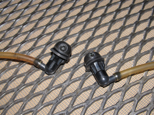84 85 Mazda RX7 OEM Hood Wiper Nozzle Set