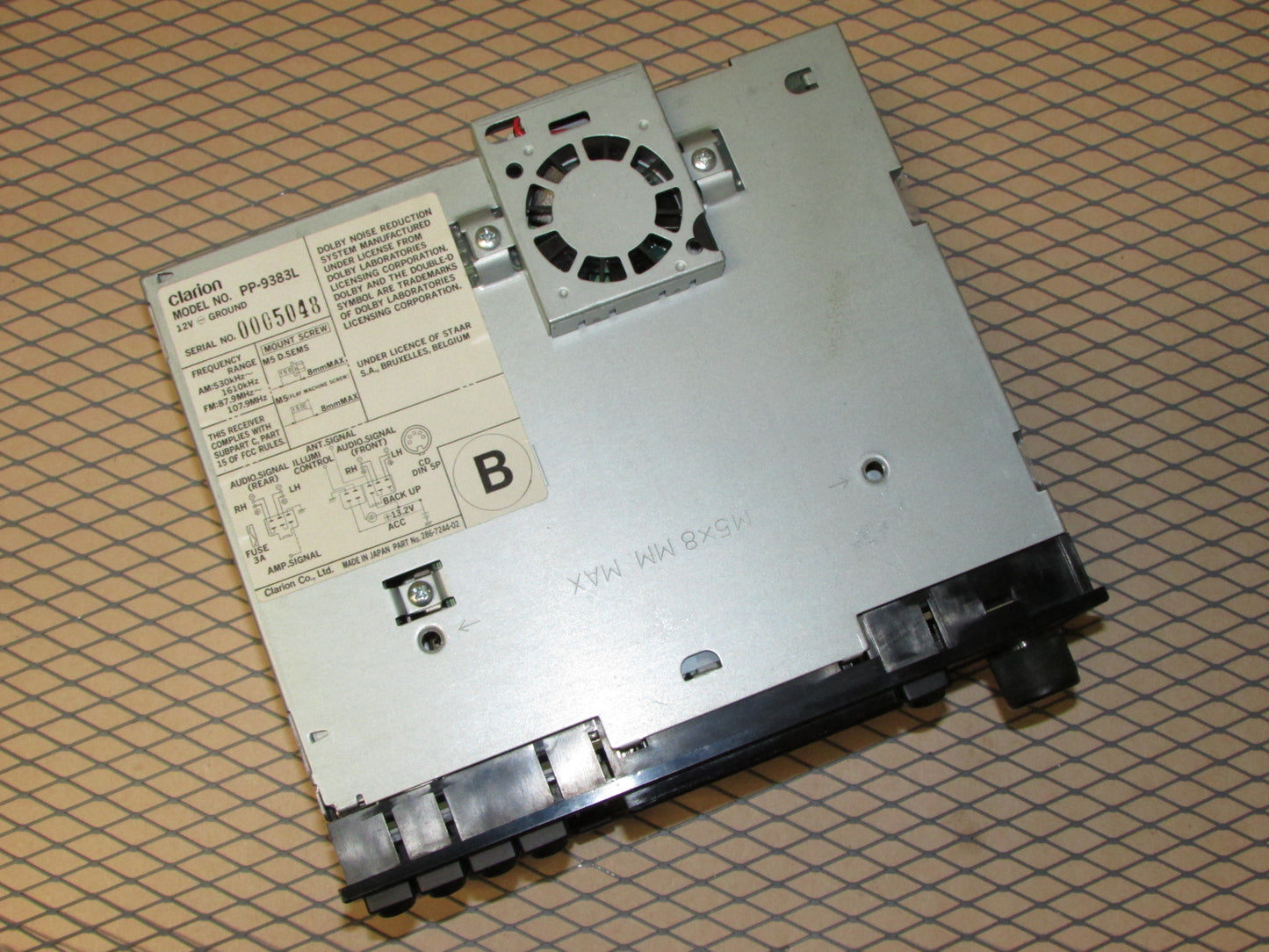 90 Nissan 300zx OEM Bose Stereo Radio Cassette Player PP-9383L