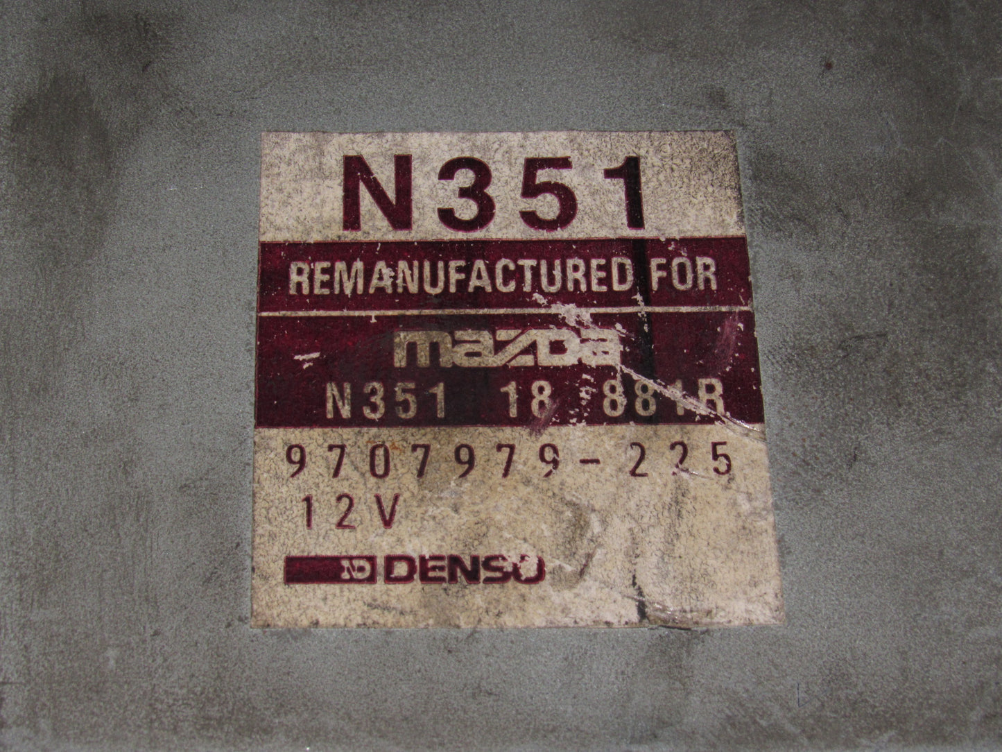 89 90 91 Mazda RX7 OEM None Turbo ECU Engine Computer N351