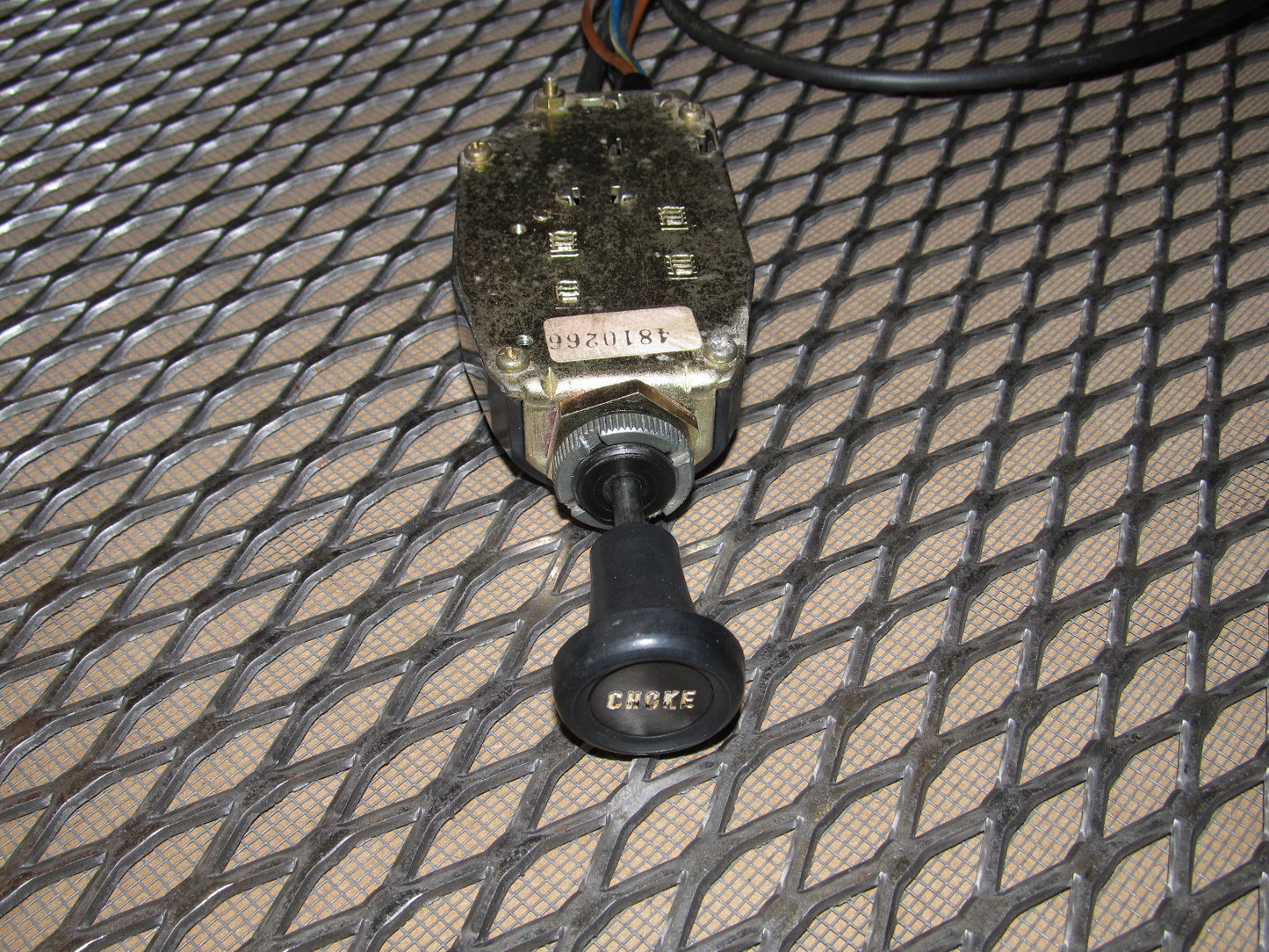 84 85 Mazda RX7 OEM 12A Engine Choke Switch & Cable
