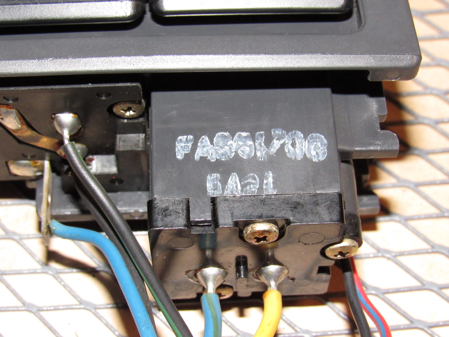 84 85 Mazda RX7 OEM Rear Defroster & Wiper Switch
