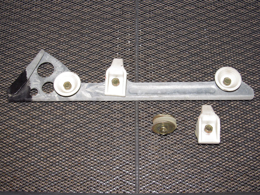 85 86 Toyota MR2 OEM Window Glass Roller & Bracket  - Right Set