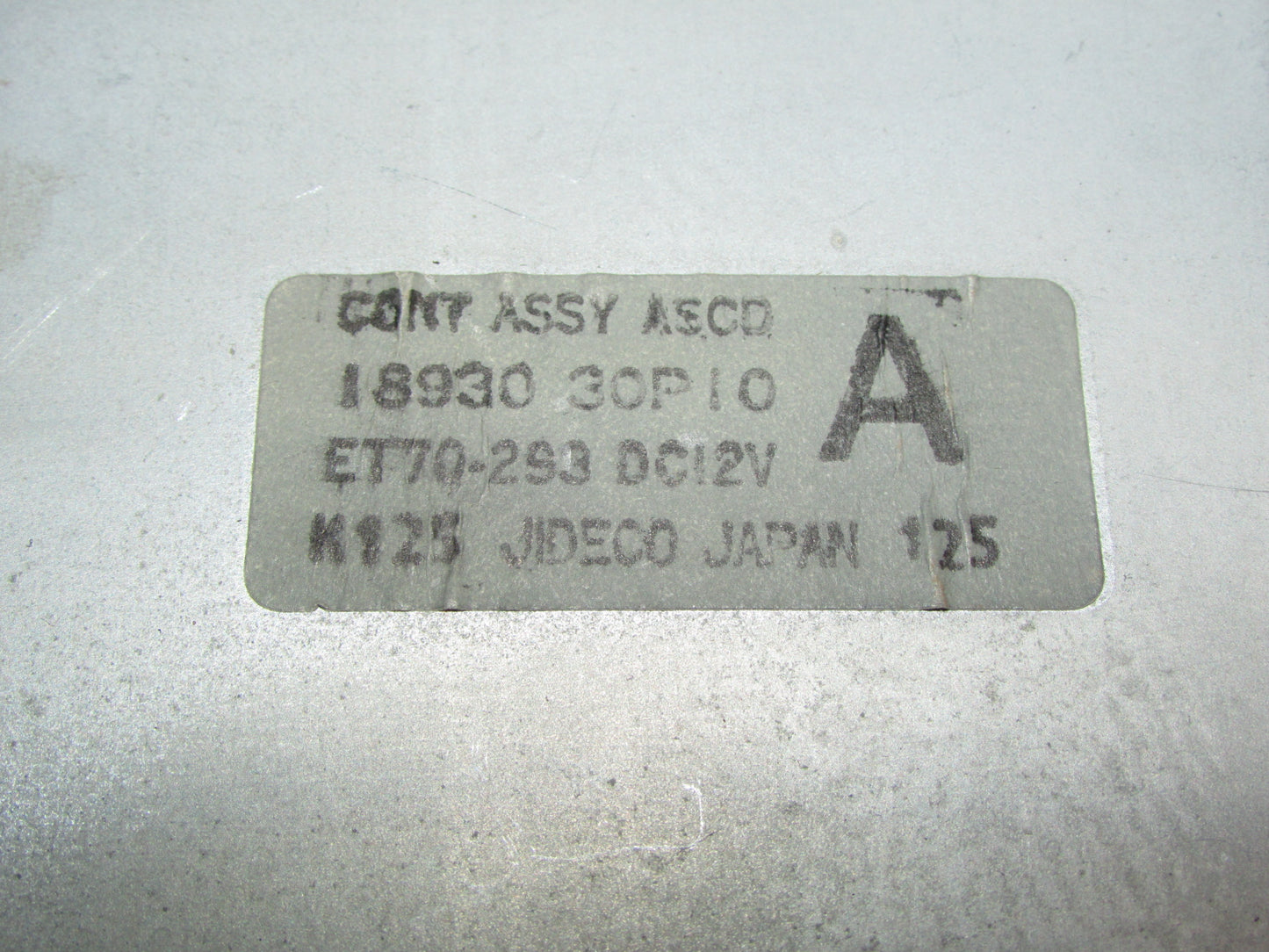 91 92 92 93 94 95 96 Nissan 300zx OEM Cont Assy ASCD Module 18930 30P10