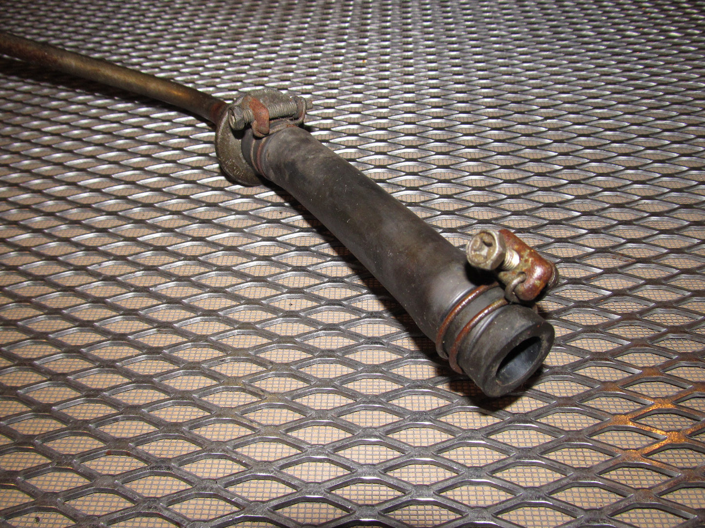 84 85 Mazda RX7 OEM Exhaust Re-route Pipe - Longer