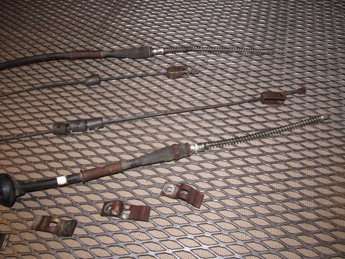 84 85 Mazda RX7 OEM Parking Brake Cable Set