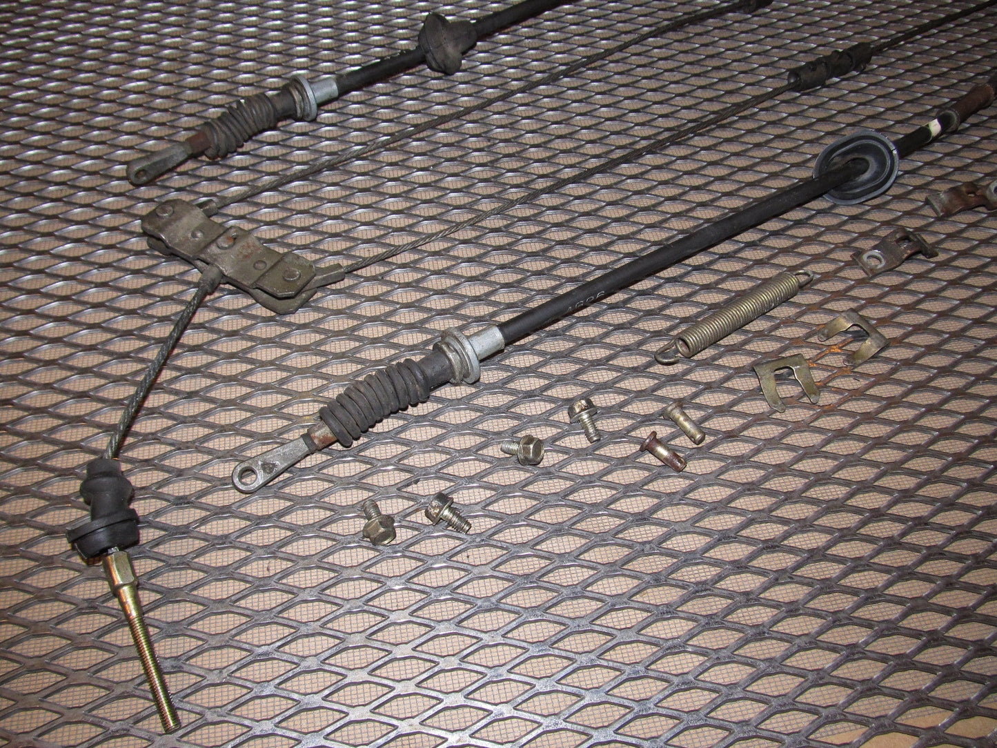 84 85 Mazda RX7 OEM Parking Brake Cable Set
