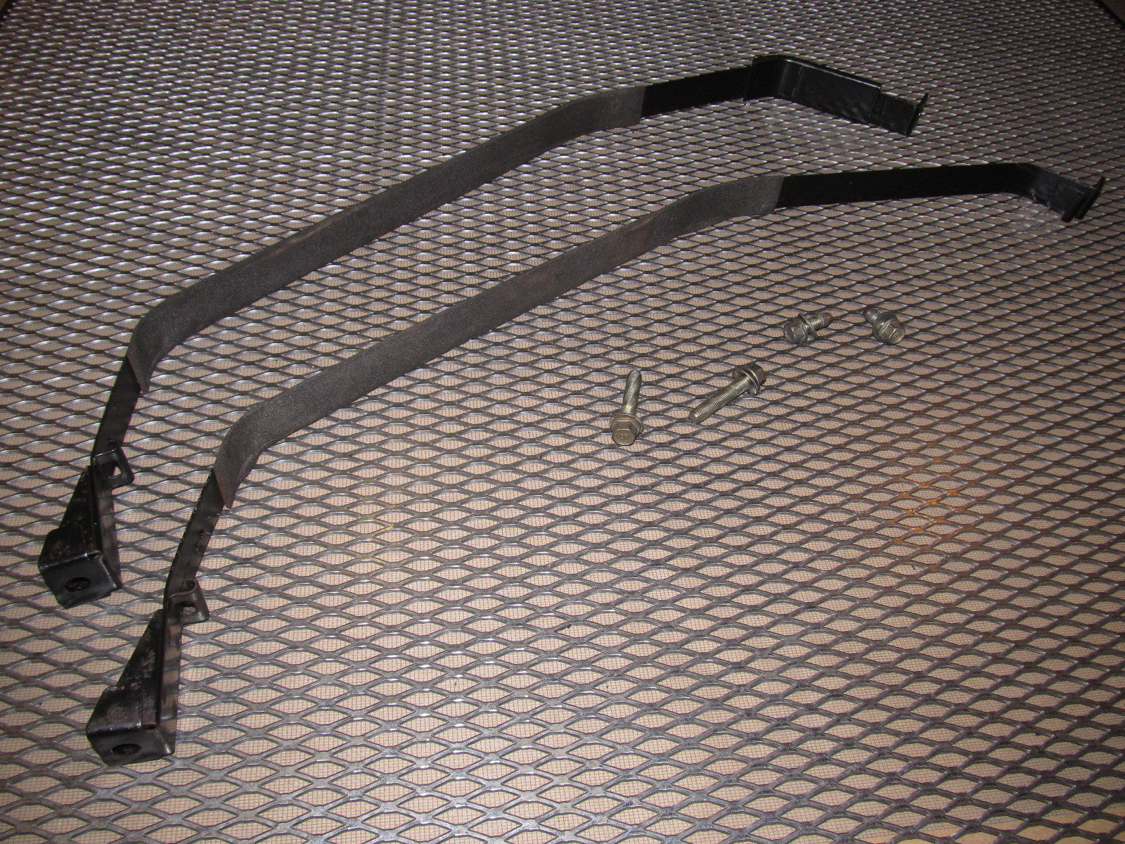 84 85 Mazda RX7 OEM Gas Tank Strapping Set