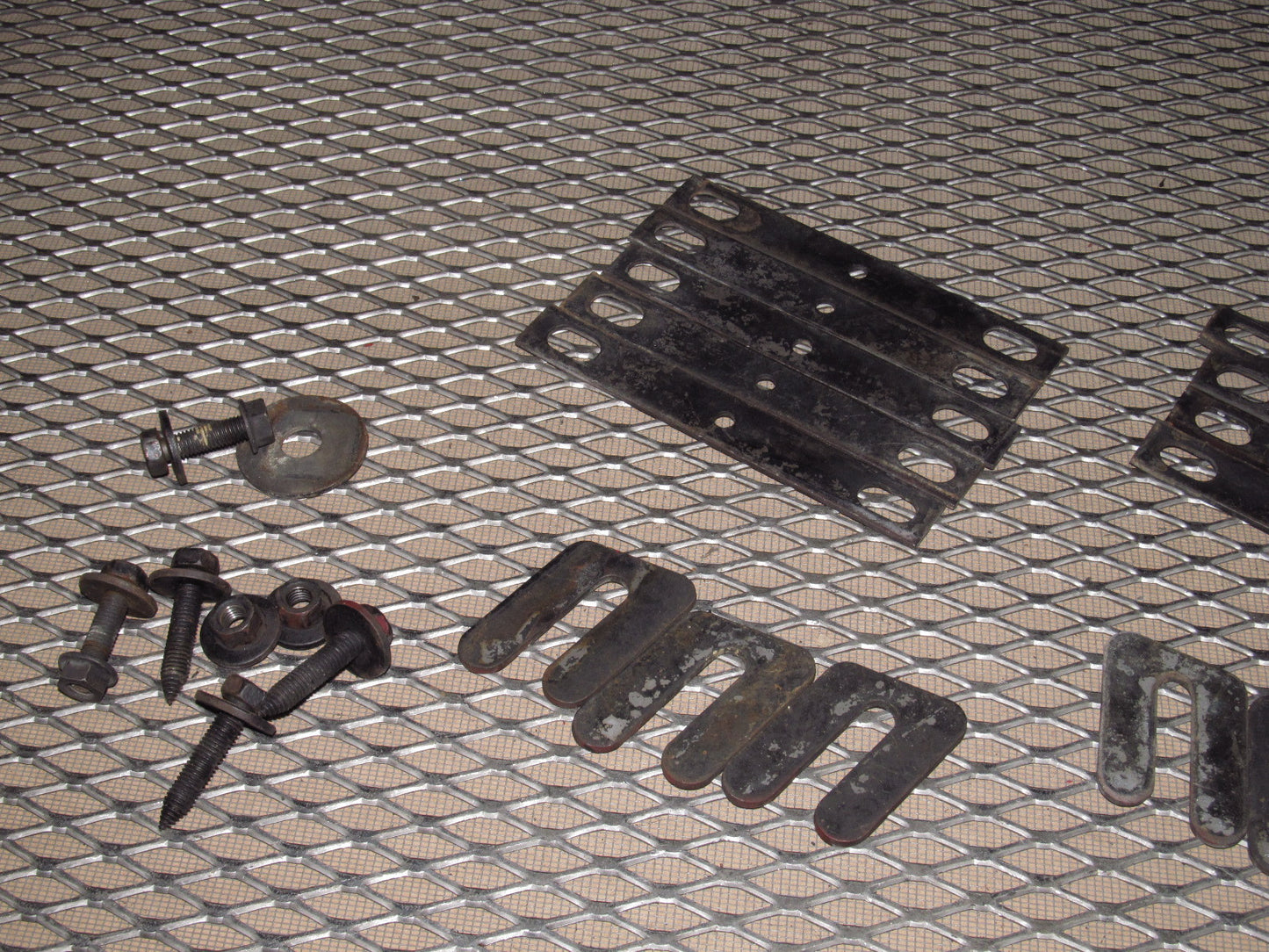 84-87 Chevrolet Corvette OEM Hood Hinges Mounting Shim Plate & Bolt