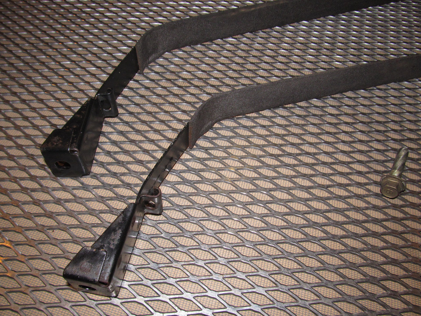 84 85 Mazda RX7 OEM Gas Tank Strapping Set