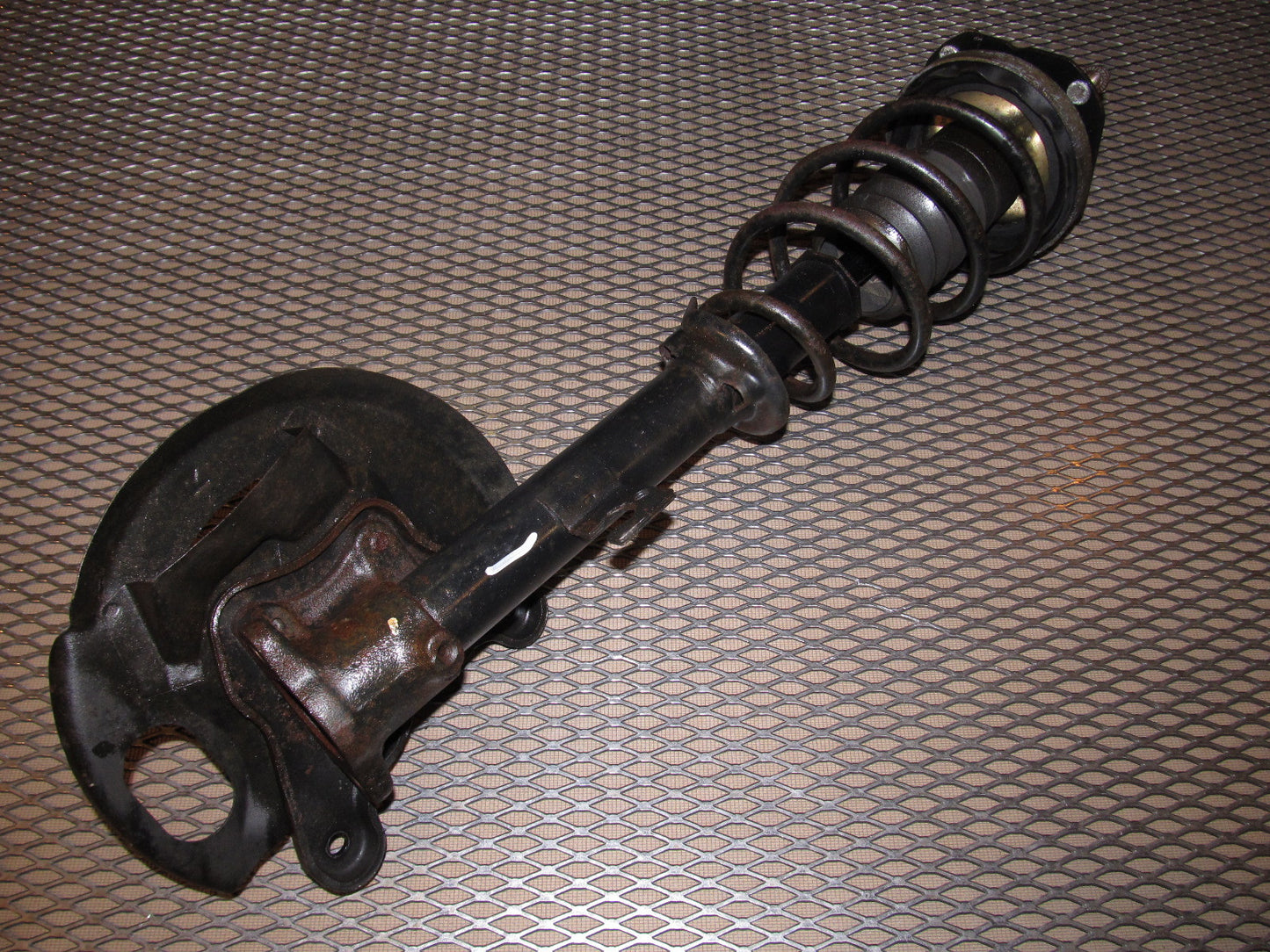 84 85 Mazda RX7 OEM 12A Front Wheel Spindle & Shock Assembly - Right