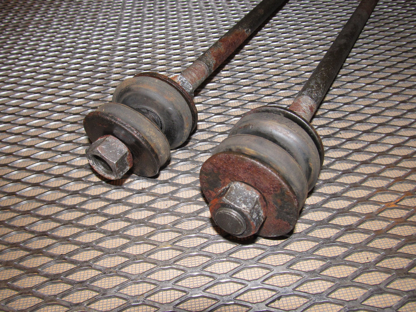 84 85 Mazda RX7 OEM Front Torsion Strut Rod - Set