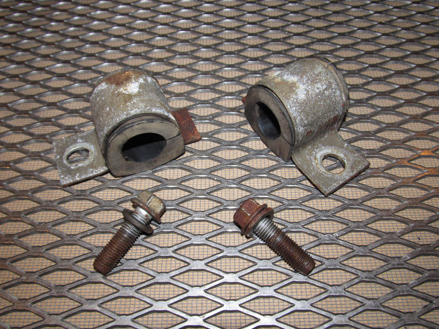 84 85 Mazda RX7 OEM Front Stabilizer Mount - Set