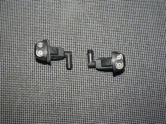 96 97 98 99 00 Honda Civic OEM Hood Washer Sprayer Nozzle Set