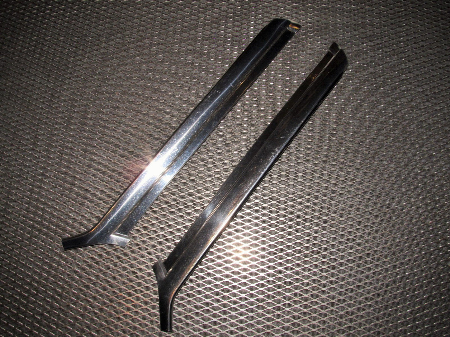 81 82 83 Datsun 280zx OEM 2+0 Windshield & Door Chrome Moulding Set
