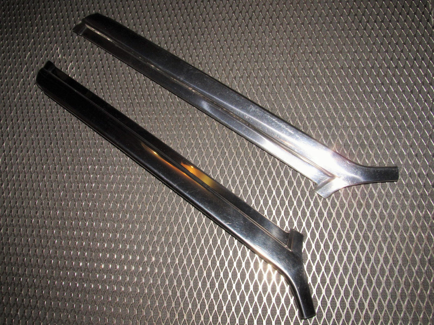 81 82 83 Datsun 280zx OEM 2+0 Windshield & Door Chrome Moulding Set