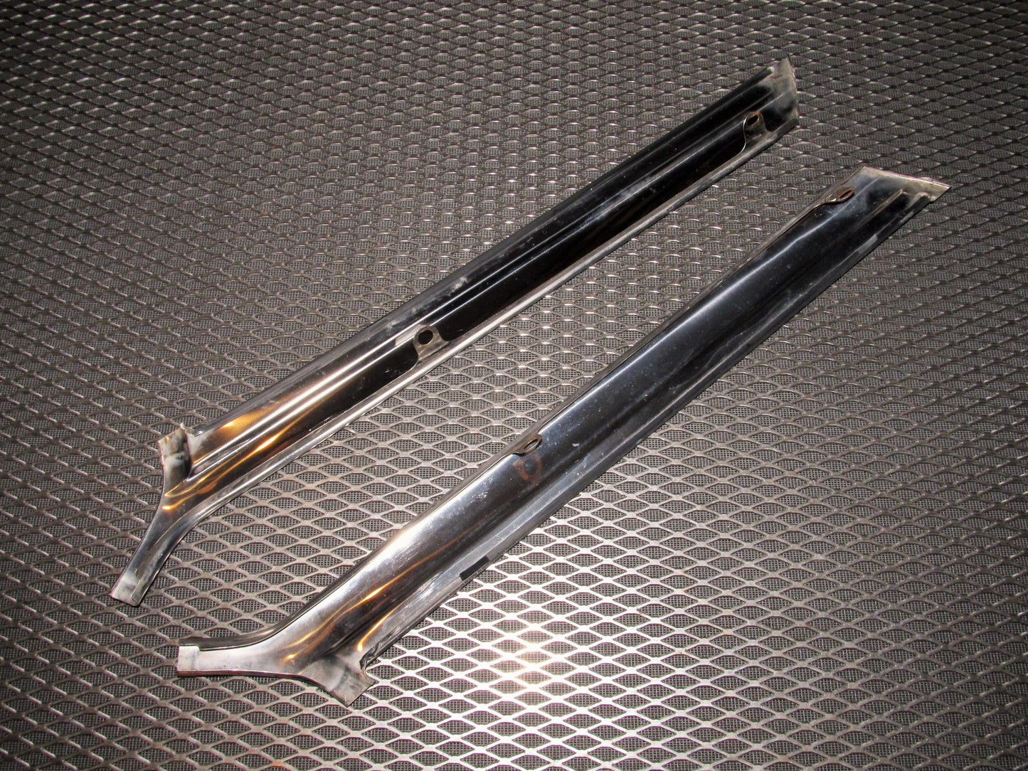 81 82 83 Datsun 280zx OEM 2+0 Windshield & Door Chrome Moulding Set