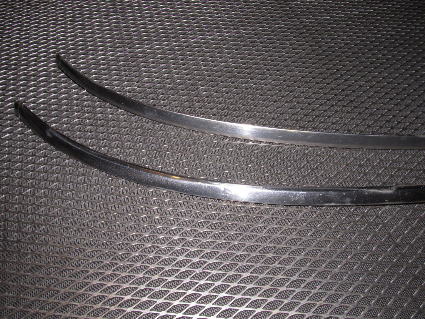 81 82 83 Datsun 280zx OEM 2+0 Windshield & Door Chrome Moulding Set