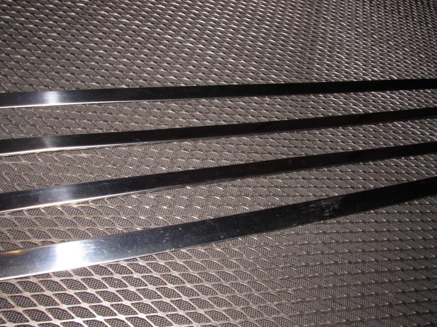 81 82 83 Datsun 280zx OEM 2+0 Hatch Door Chrome Moulding Set