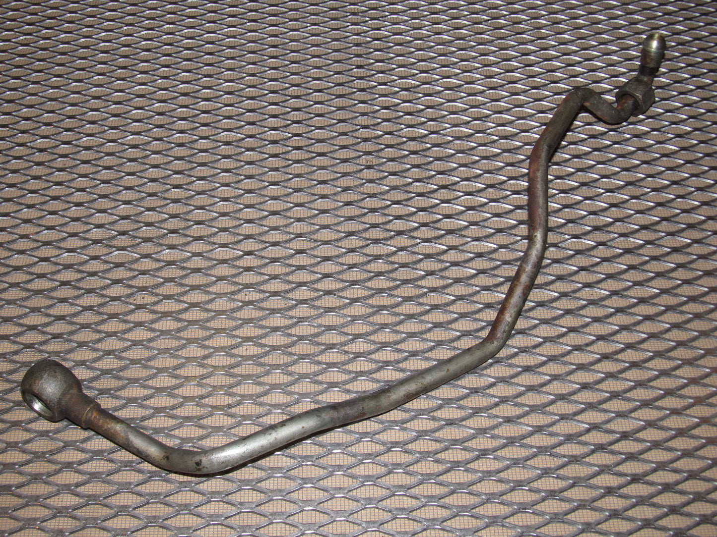 84 85 Mazda RX7 OEM Engine Oil Block Fitting Line