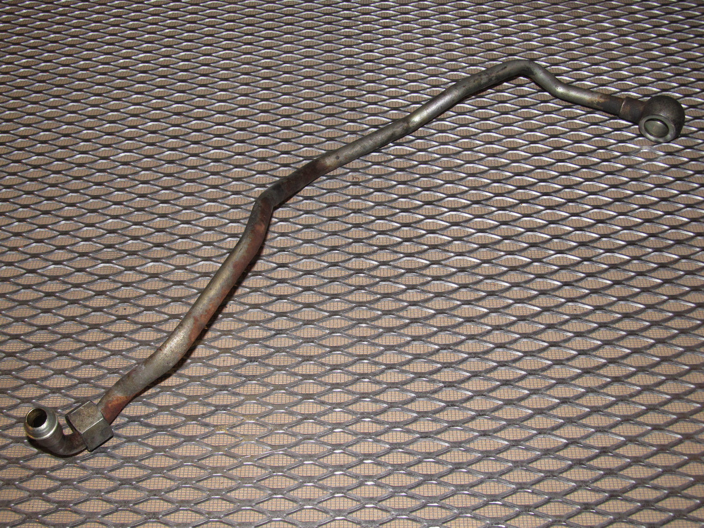 84 85 Mazda RX7 OEM Engine Oil Block Fitting Line