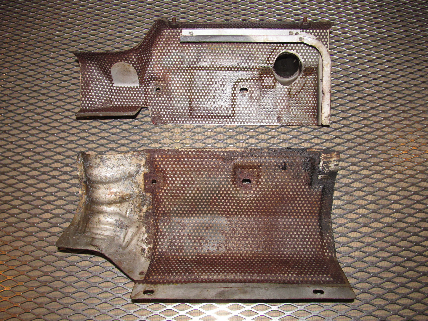 84 85 Mazda RX7 OEM Exhaust Manifold Heat Shield